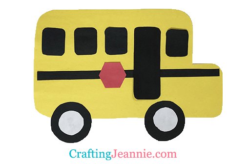 School Bus Craft by Crafting Jeannie